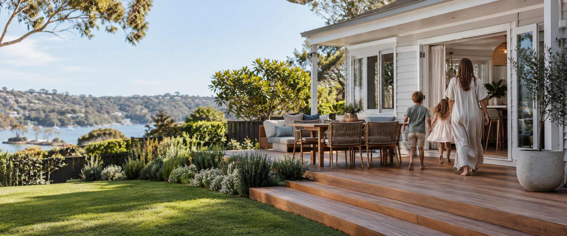 usable equity calculation australia - a renovated weatherboard home with a new deck and landscaping